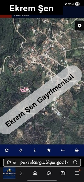 balıkesir erdek i̇lçesi hamamlı mahallesinde satılık bahçe
