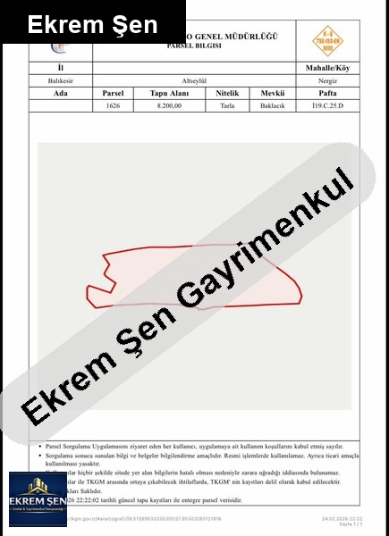 baklacık mevki tarla sahibinden