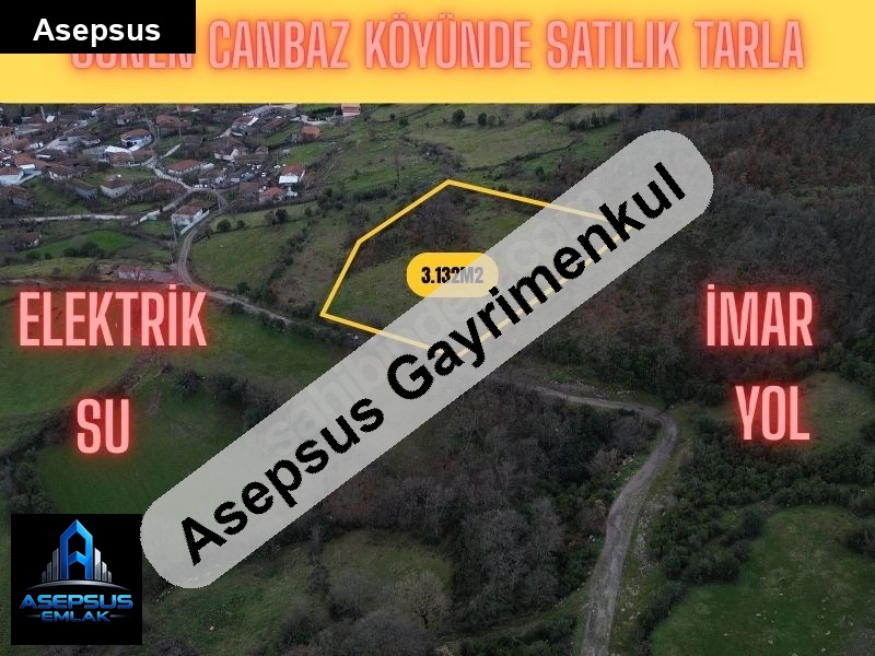 Asepsus Emlak'tan  canbaz mh. 'sinde satılık arsa