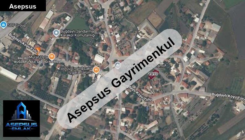 Asepsus Emlak'tan  buğdaylı mh. 'sinde satılık arsa