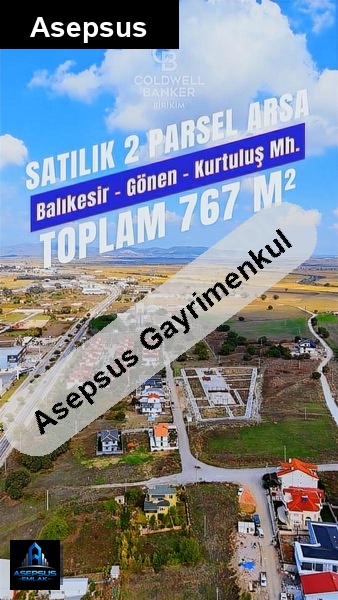 Asepsus Emlak'tan  kurtuluş mh. 'sinde satılık arsa