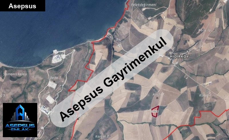Asepsus Emlak'tan  hıdırköy mh. 'sinde satılık arsa