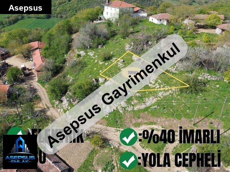 Asepsus Emlak'tan  çakmak mh. 'sinde satılık arsa