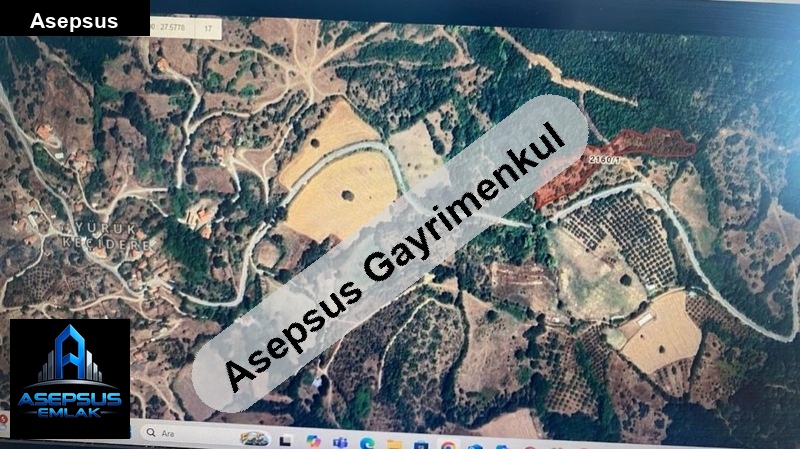 Asepsus Emlak'tan  yürükkeçidere mh. 'sinde satılık arsa