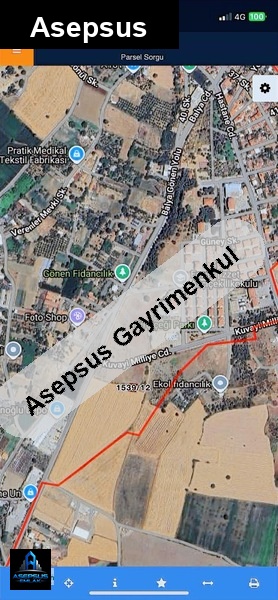 Asepsus Emlak'tan  tırnova mh. 'sinde satılık arsa