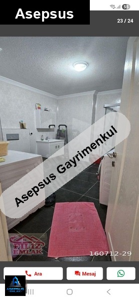 Asepsus Emlak'tan 3+1 sunullah mah. 'sinde satılık daire