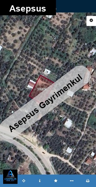 Asepsus Emlak'tan  yukarıyapıcı mh. 'sinde satılık arsa