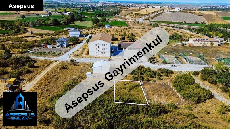 Asepsus Emlak'tan  çarşı mh. 'sinde satılık arsa