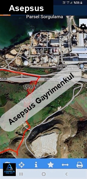 Asepsus Emlak'tan  aşağıyapıcı mh. 'sinde satılık arsa