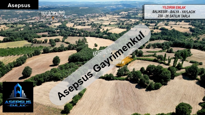 Asepsus Emlak'tan  yaylacık mh. 'sinde satılık arsa