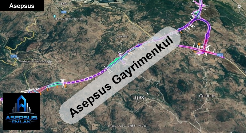 Asepsus Emlak'tan  kaşıkçı mh. 'sinde satılık arsa