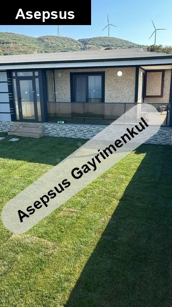 kapi no'su alinmiş muhteşem deni̇z manzarali müstaki̇l bahçeli̇ ev