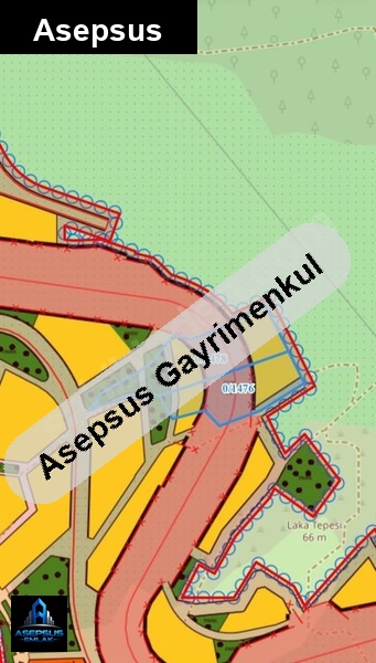 Asepsus Emlak'tan  narlı mh. 'sinde satılık arsa