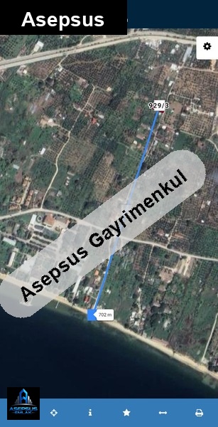 Asepsus Emlak'tan  yalı mh. 'sinde satılık arsa