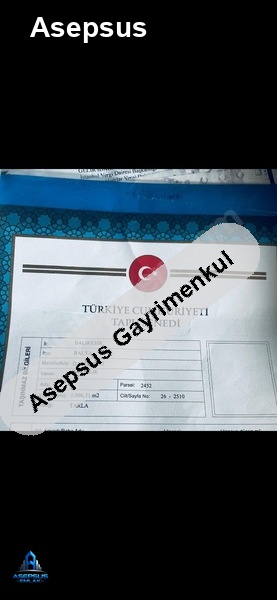 Asepsus Emlak'tan  danişment mh. 'sinde satılık arsa