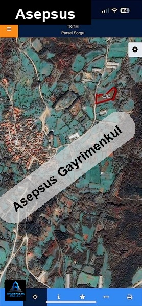 Asepsus Emlak'tan  yukarıyapıcı mh. 'sinde satılık arsa