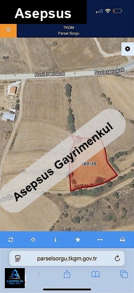 Asepsus Emlak'tan  narlı mh. 'sinde satılık arsa