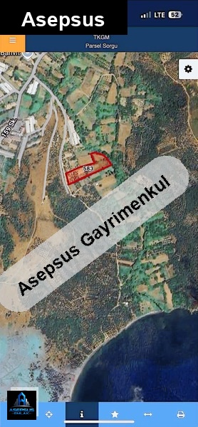 Asepsus Emlak'tan  karşıyaka mh. 'sinde satılık arsa