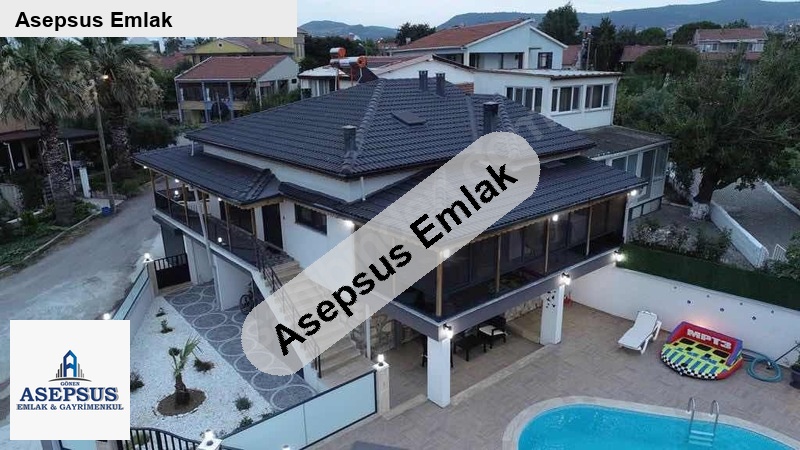 denizkent özel havuzlu deniz manzaralı villa