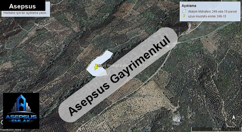 Asepsus Emlak'tan  atatürk mh. 'sinde satılık arsa