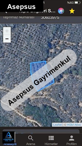 Asepsus Emlak'tan  ocaklar mh. 'sinde satılık arsa