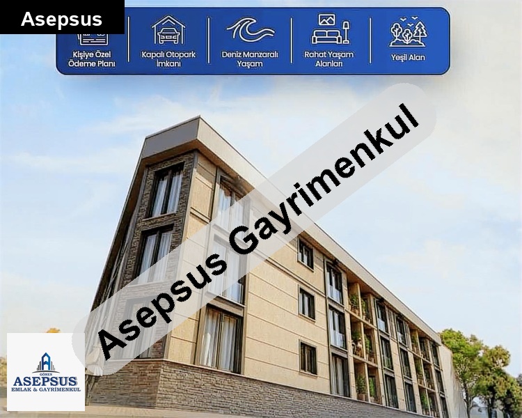 Asepsus Emlak'tan 1+1 karabiga bld. 'sinde satılık daire