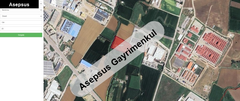 bandırma ömerli satılık 10.697 m2 sanayi i̇mar planlı arsa