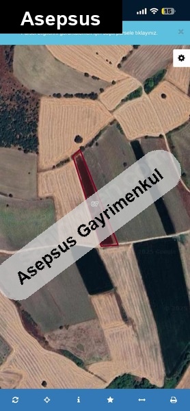 5300 metre tarla yolu var