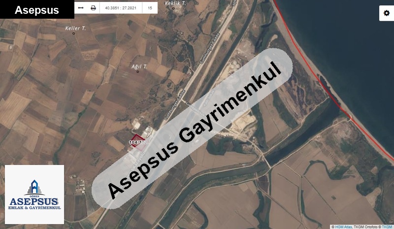 Asepsus Emlak'tan 3+1 karabiga bld. 'sinde satılık arsa