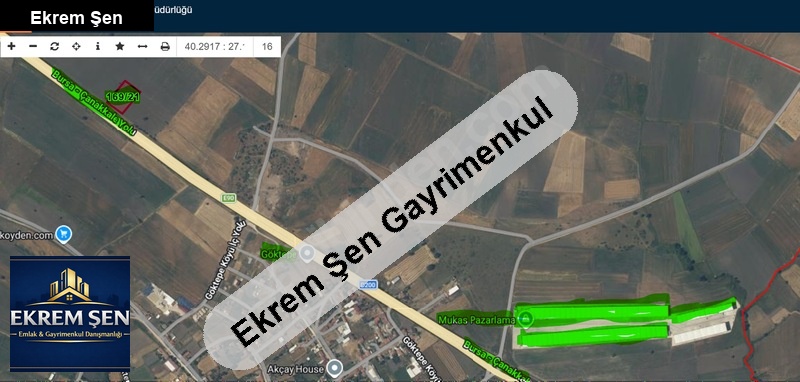 çanakkale bi̇ga yatirimlik firsat arazi̇-otoyol üzeri̇-cephe