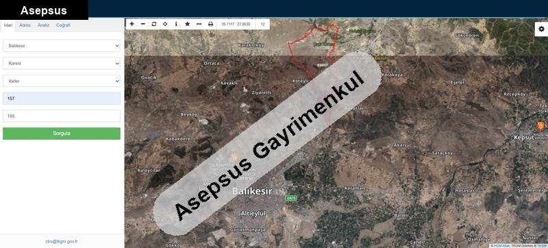 balikesi̇r karesi̇ i̇bi̇rler'de satilik tarla 2.061,89