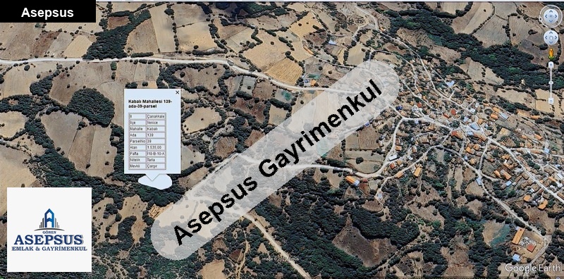 Asepsus Emlak'tan 3+1 kabalı köyü 'sinde satılık arsa