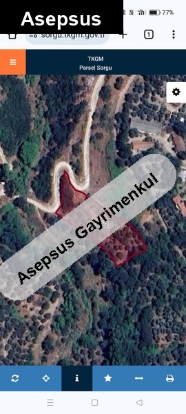 hamamlı köyünde ana yola cepheli deniz manzaralı