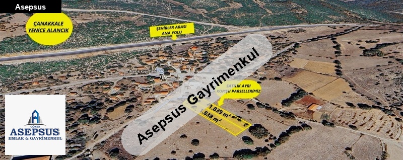 Asepsus Emlak'tan 3+1 alancık köyü 'sinde satılık arsa