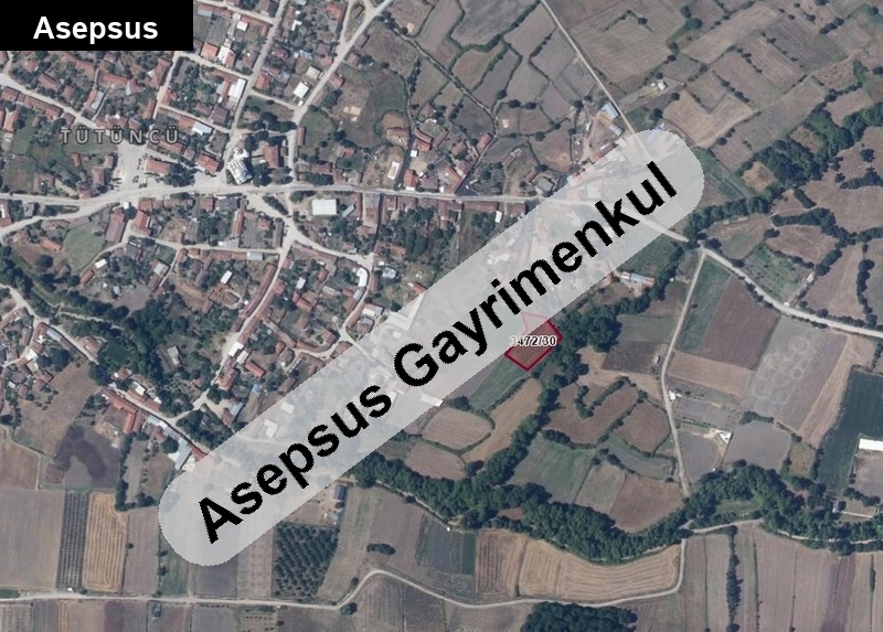 aci̇l balikesi̇r gönen tütüncü 1845m² bahçeye uygun sulak arazi̇