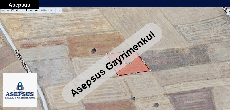 Asepsus Emlak'tan 3+1 örtülüce köyü 'sinde satılık arsa