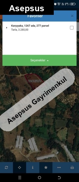 erdek karşıyaka'da satılık 3.280 m² zeytinlik firsat tarla