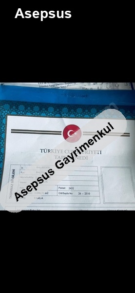 satilik balya danışment tarla