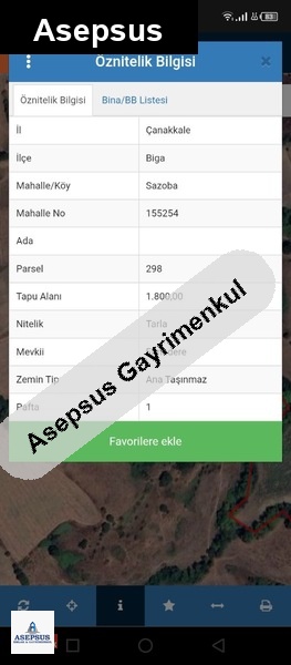 Asepsus Emlak'tan 3+1 aşağıdemirci köyü 'sinde satılık arsa