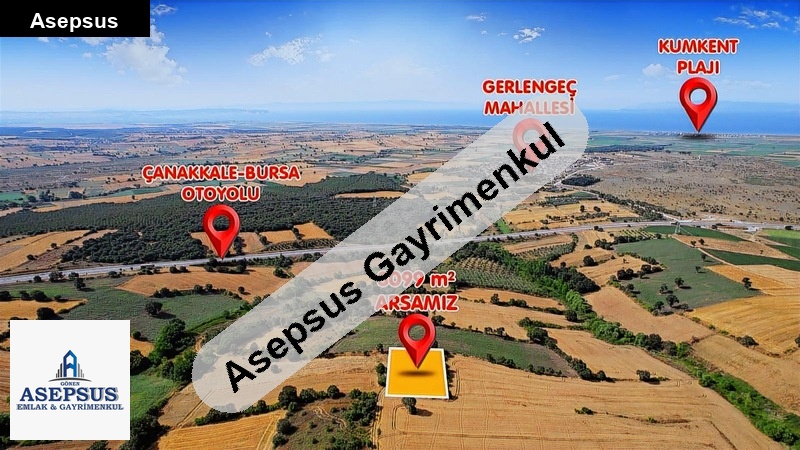 Asepsus Emlak'tan 3+1 sinekçi köyü 'sinde satılık arsa