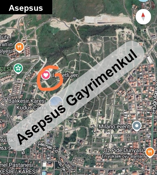 Kuva-yi Milliye Mahallesi’nde Yatırımlık 1162 m² İmarlı Villa Arsası – Merkezi Konum, Park Cepheli