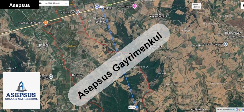 Asepsus Emlak'tan 3+1 hacıköy köyü 'sinde satılık arsa