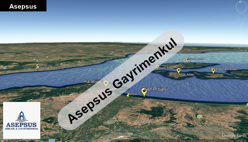 Asepsus Emlak'tan 3+1 karabiga bld. 'sinde satılık arsa