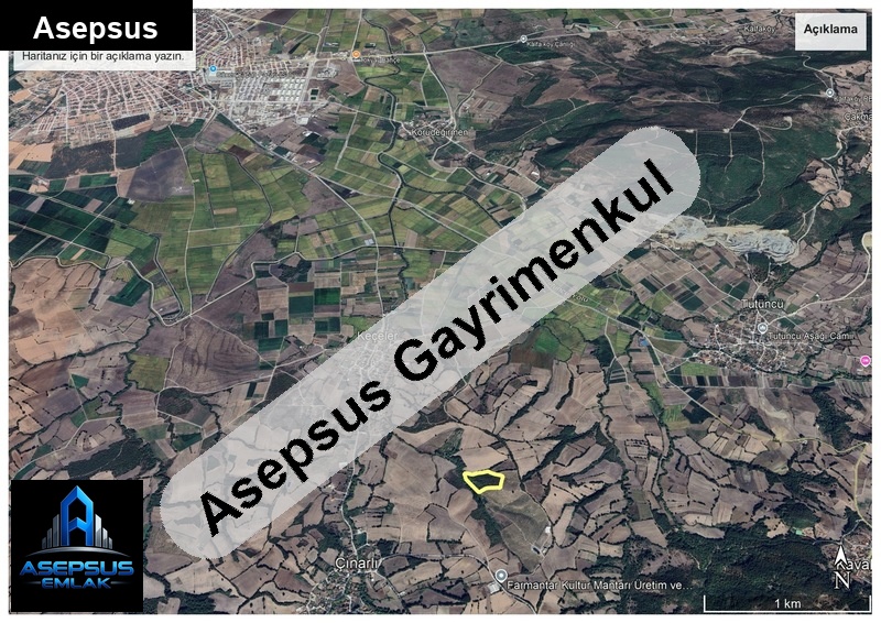 Asepsus Emlak'tan  çınarlı mh. 'sinde satılık arsa