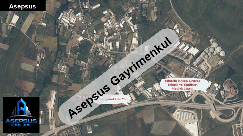 Asepsus Emlak'tan  edincik mh. 'sinde satılık arsa