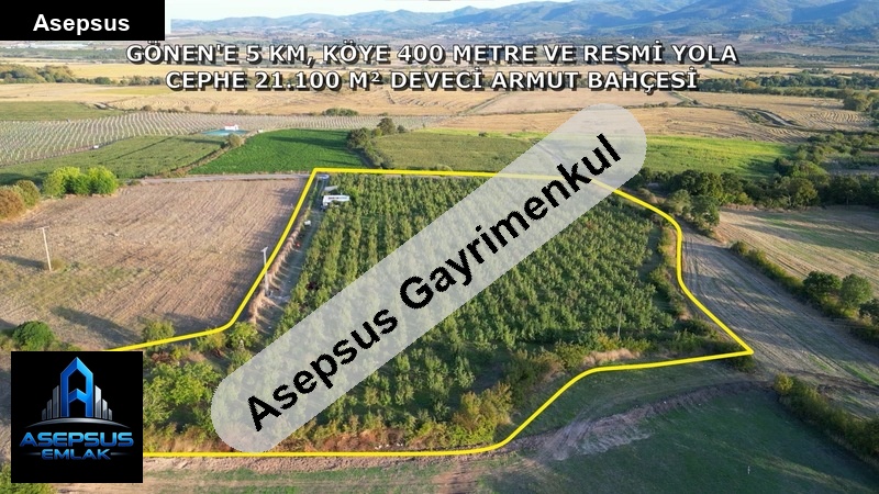 Asepsus Emlak'tan  karaağaçalan mh. 'sinde satılık arsa