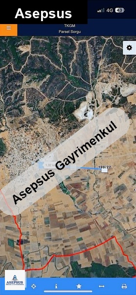 Asepsus Emlak'tan 3+1 örtülüce köyü 'sinde satılık arsa