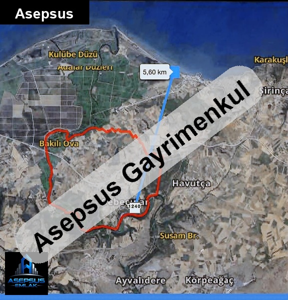 Asepsus Emlak'tan  gebeçınar mh. 'sinde satılık arsa