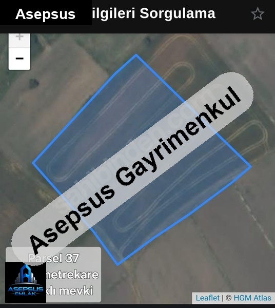 Asepsus Emlak'tan  bayramiç mh. 'sinde satılık arsa