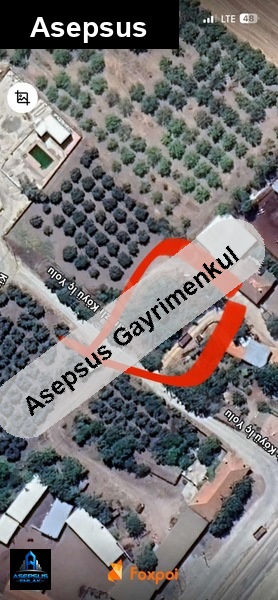 Asepsus Emlak'tan  kirazlı mh. 'sinde satılık arsa